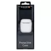 EVELATUS Custodia per Apple AirPods EAC05 bianca - custodia protettiva in silicone con moschettone
