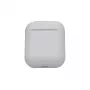 EVELATUS Custodia per Apple AirPods EAC05 bianca - custodia protettiva in silicone con moschettone