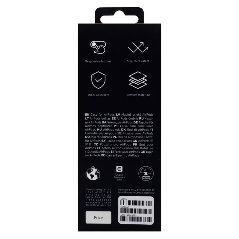 Evelatus Apple AirPods Pro Custodia EAC04 rosa