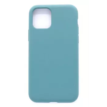 Evelatus Custodia in silicone Premium Soft Touch per Apple iPhone 11 verde abete