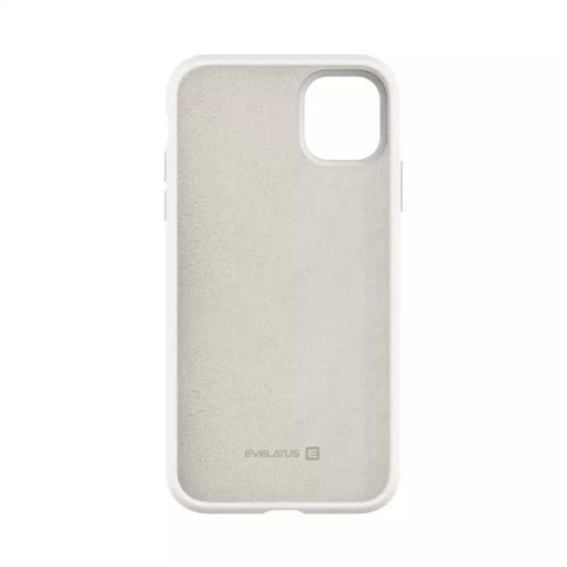 Evelatus Apple iPhone 11 custodia in silicone Premium Soft Touch bianco