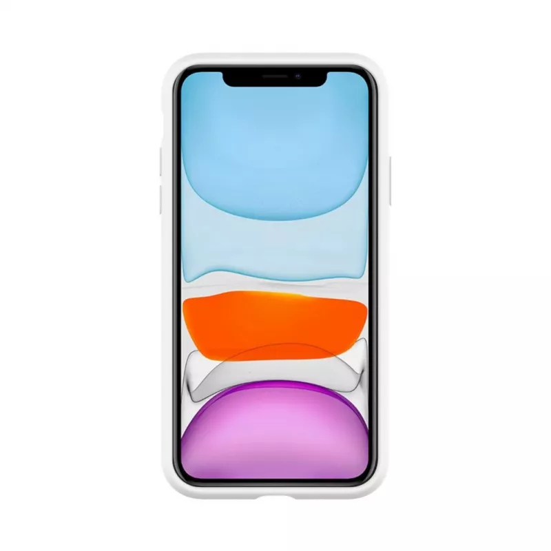 Evelatus Apple iPhone 11 custodia in silicone Premium Soft Touch bianco