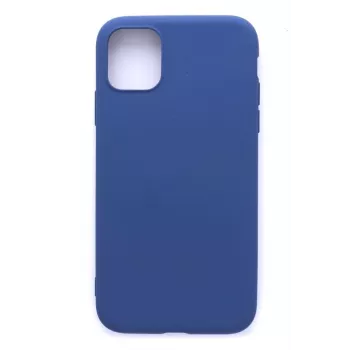 Evelatus Apple iPhone 11 Pro Max Custodia in silicone Nano Soft Touch TPU blu scuro