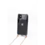 Evelatus Apple iPhone 11 Pro custodia in silicone trasparente con collana TPU oro