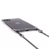 Evelatus Apple iPhone 11 Pro custodia in silicone trasparente con cinturino TPU grigio siderale