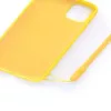 Evelatus Custodia in Silicone Soft Touch con Cinturino per Apple iPhone 11 Giallo