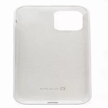 Evelatus Apple iPhone 12/12 Pro Custodia in silicone Premium Soft Touch bianca