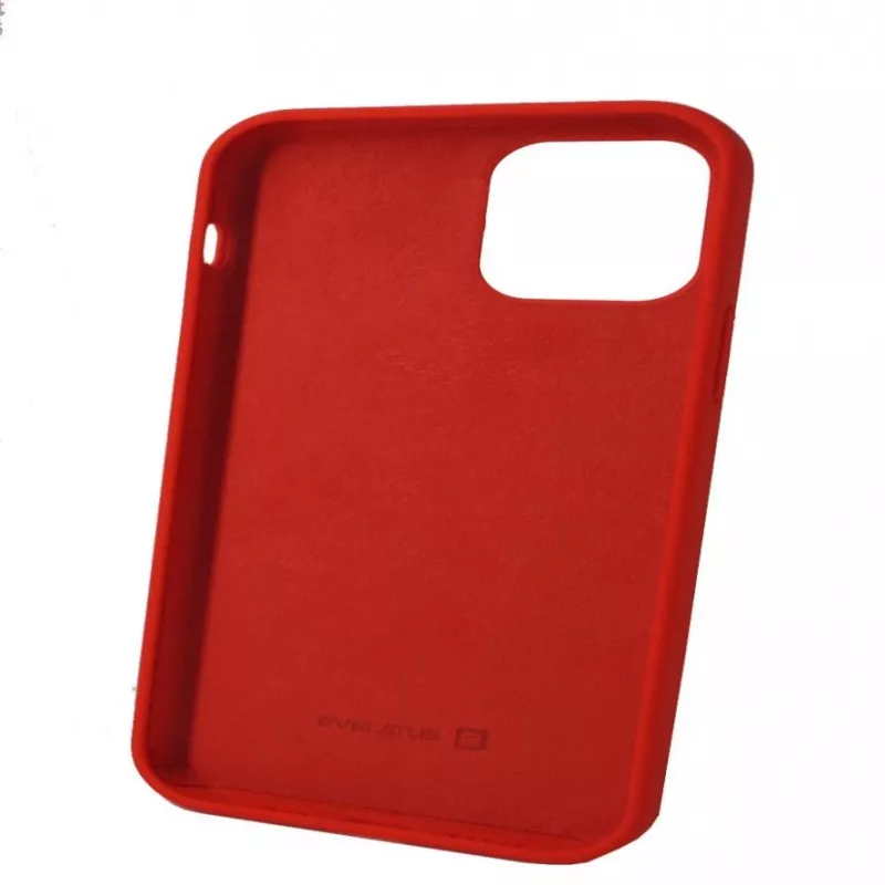 Evelatus Apple iPhone 12 Mini custodia in silicone nano Soft Touch TPU rosso