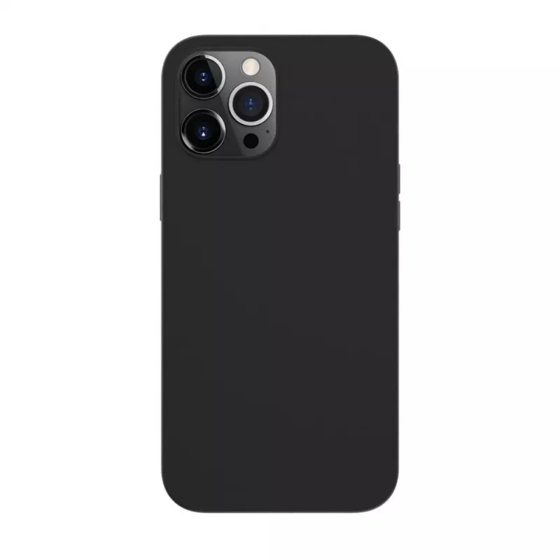 Evelatus Apple iPhone 12 Pro Max Custodia in pelle genuina compatibile MagSafe nero