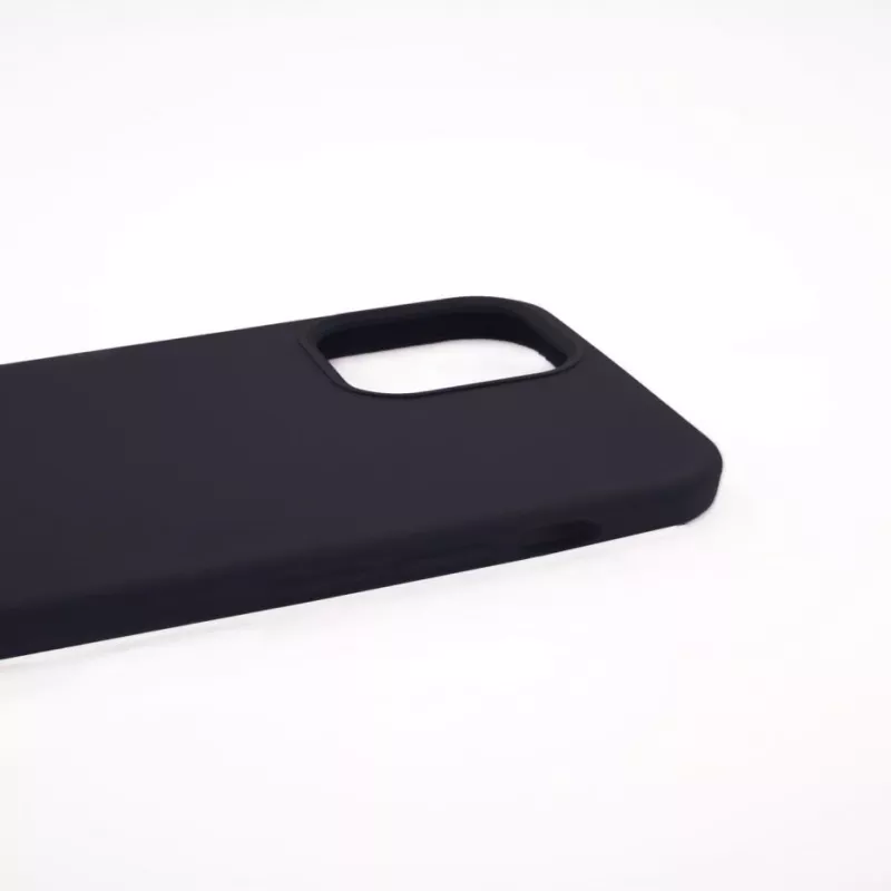 Evelatus Apple iPhone 12 Pro Max Custodia in silicone Premium Soft Touch nera