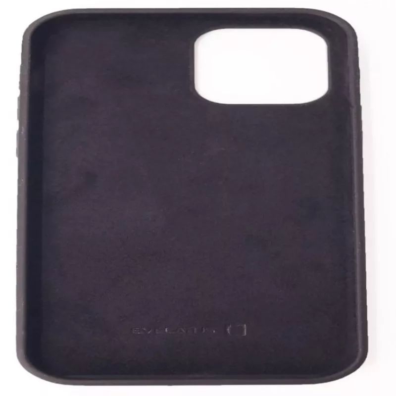 Evelatus Apple iPhone 12 Pro Max Custodia in silicone Premium Soft Touch nera