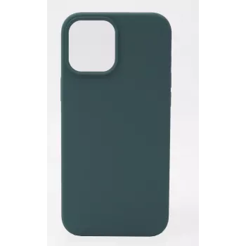 Evelatus custodia in silicone Premium Soft Touch per Apple iPhone 12 Pro Max verde abete