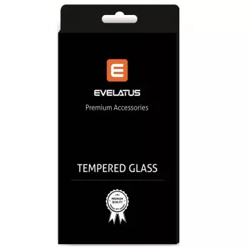 Evelatus Vetro temperato piatto 0,33 mm per display Apple iPhone 13 / 13 Pro con colla giapponese e rivestimento antistatico