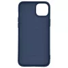 Evelatus Apple iPhone 14 Plus 6.7 Custodia in silicone nano Soft Touch TPU blu