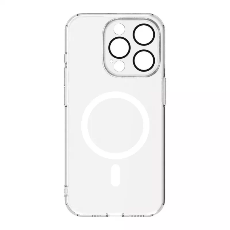 Evelatus Apple iPhone 14 Pro Custodia trasparente con MagSafe e protezione fotocamera, trasparente