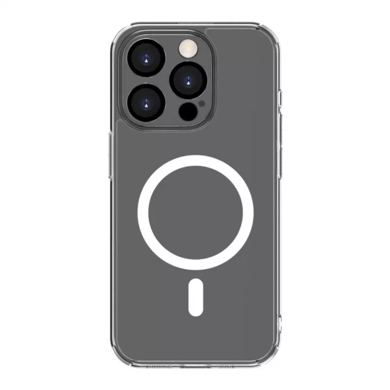 Evelatus Apple iPhone 14 Pro Custodia trasparente con MagSafe e protezione fotocamera, trasparente
