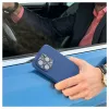 Evelatus Custodia in silicone Soft Touch Premium MagSafe per Apple iPhone 14 Pro blu mezzanotte