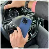 Evelatus Custodia in silicone Soft Touch Premium MagSafe per Apple iPhone 14 Pro blu mezzanotte