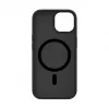 Evelatus Apple iPhone 15 Custodia ibrida con MagSafe PC+TPU nero