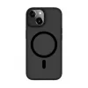 Evelatus Apple iPhone 15 Custodia ibrida con MagSafe PC+TPU nero