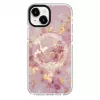 Evelatus custodia PC+TPU per Apple iPhone 15 compatibile MagSafe – marmo rosa