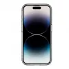 Custodia in silicone TPU Evelatus per Apple iPhone 15 Pro militare antishock trasparente