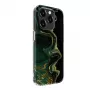 Evelatus custodia PC per Apple iPhone 15 Pro Custom Print Marble Dark Green