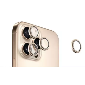 Evelatus Apple iPhone 16 Pro / 16 Pro Max Protezione lente fotocamera Armor Clear