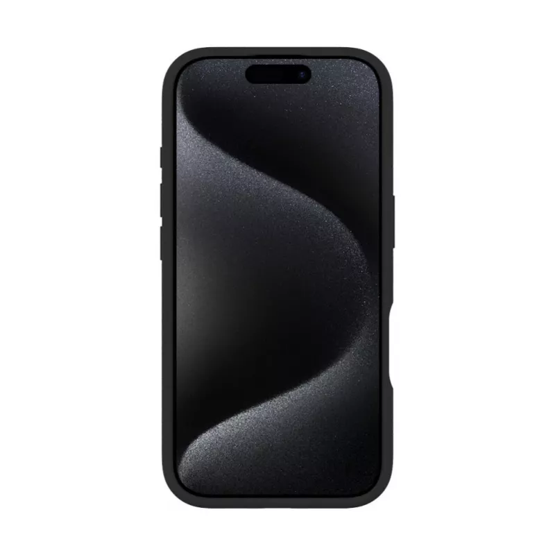 Evelatus Apple iPhone 16 Pro Premium MagSafe con Supporto Custodia in Silicone Soft Touch Nera