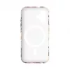Evelatus custodia slim per Apple iPhone 16 compatibile MagSafe Custom Flower Red Print