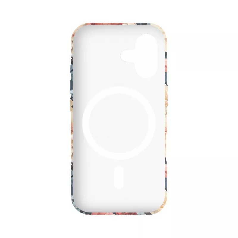 Evelatus custodia slim per Apple iPhone 16 compatibile MagSafe Custom Flower Red Print