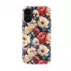 Evelatus custodia slim per Apple iPhone 16 compatibile MagSafe Custom Flower Red Print