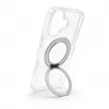 Evelatus Custodia ibrida con MagSafe PC+TPU supporto in metallo 360 per Apple iPhone 17 trasparente