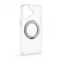 Evelatus Custodia ibrida con MagSafe PC+TPU supporto in metallo 360 per Apple iPhone 17 trasparente