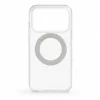 Evelatus Custodia ibrida con MagSafe PC+TPU supporto in metallo 360° per Apple iPhone 17 Pro trasparente