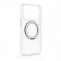 Evelatus Custodia ibrida con MagSafe PC+TPU supporto in metallo 360° per Apple iPhone 17 Pro trasparente