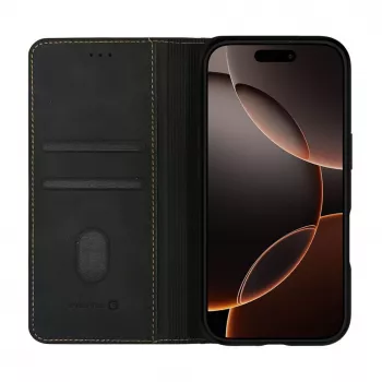 Evelatus Custodia a libro per Apple iPhone 18 Pro nero