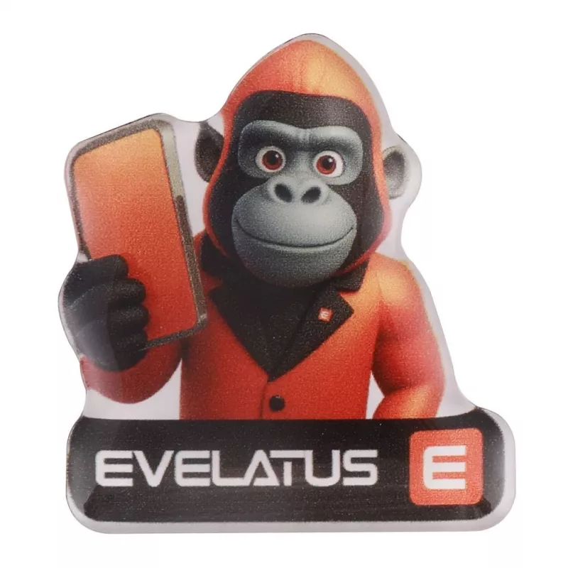 Evelatus Apple iPhone 18 Pro Flip Glass Magic Easy Install Box pellicola protettiva per display nero