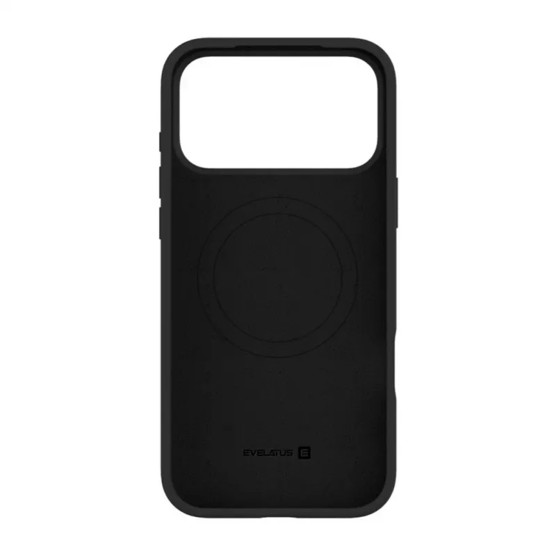 Evelatus custodia in silicone Soft Touch MagSafe Premium per Apple iPhone 18 Pro Max nero