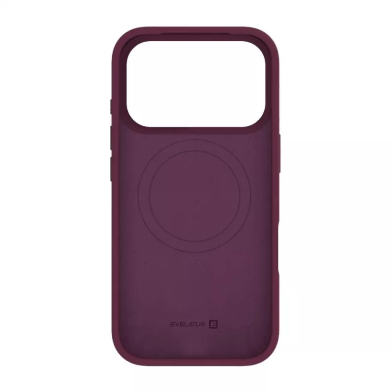 Evelatus Apple iPhone 18 Pro Max Custodia in silicone Soft Touch Premium MagSafe bordeaux