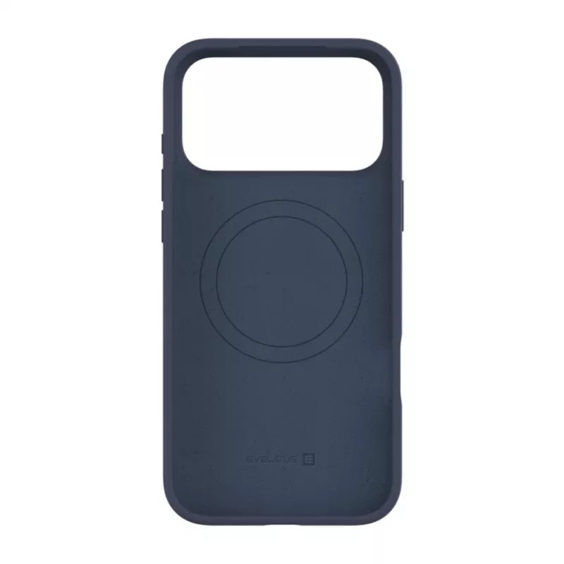 Evelatus Custodia in silicone Soft Touch Premium MagSafe per Apple iPhone 18 Pro Max blu scuro
