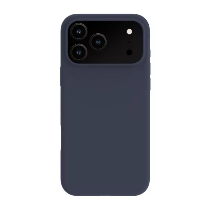 Evelatus Custodia in silicone Soft Touch Premium MagSafe per Apple iPhone 18 Pro Max blu scuro