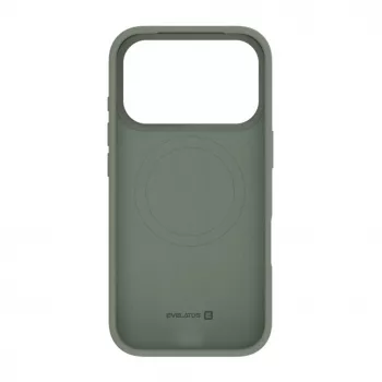 Evelatus Apple iPhone 18 Pro Max Custodia in silicone Soft Touch Premium MagSafe verde oliva scuro