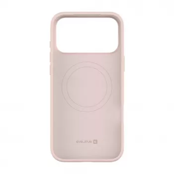 Evelatus Custodia in silicone Soft Touch Premium MagSafe per Apple iPhone 18 Pro Max rosa sabbia