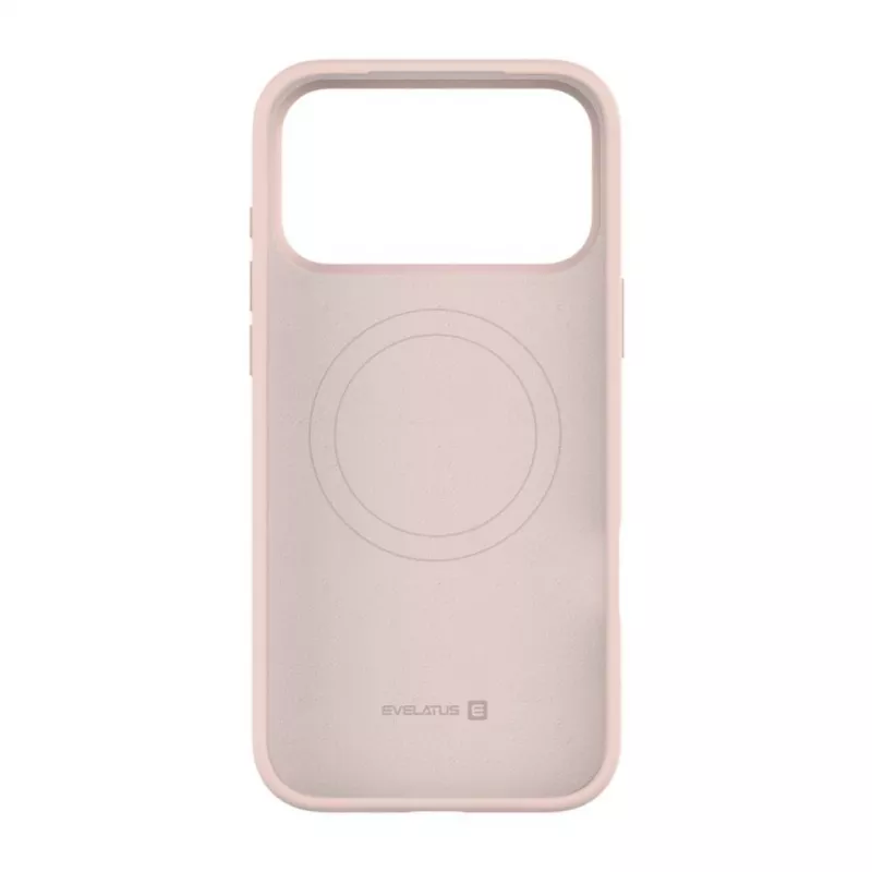 Evelatus Custodia in silicone Soft Touch Premium MagSafe per Apple iPhone 18 Pro Max rosa sabbia