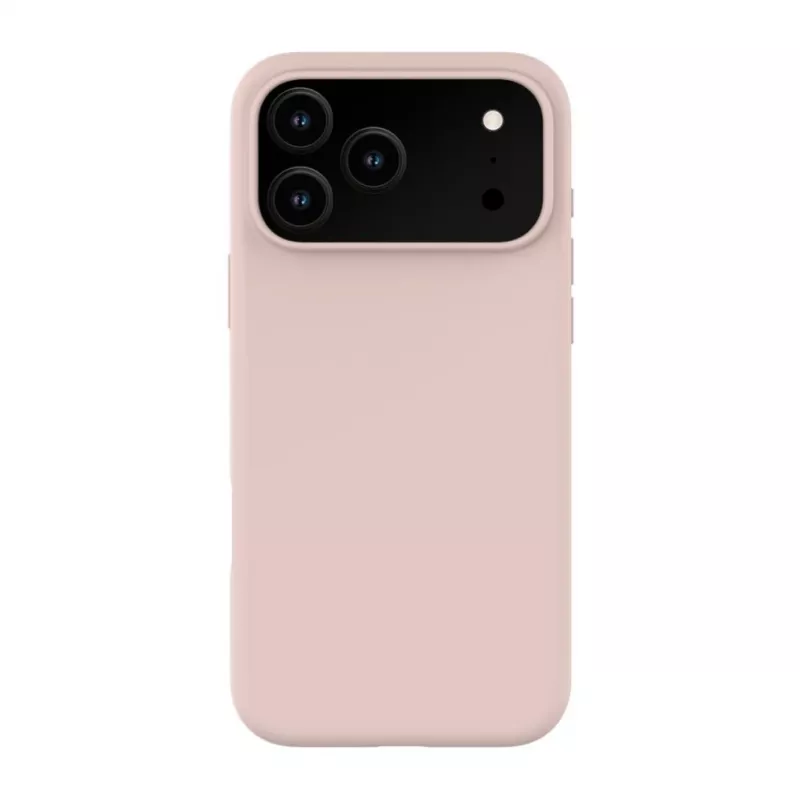 Evelatus Custodia in silicone Soft Touch Premium MagSafe per Apple iPhone 18 Pro Max rosa sabbia