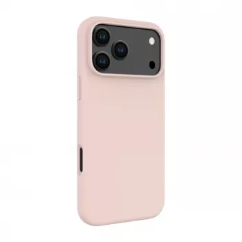Evelatus Custodia in silicone Soft Touch Premium MagSafe per Apple iPhone 18 Pro Max rosa sabbia