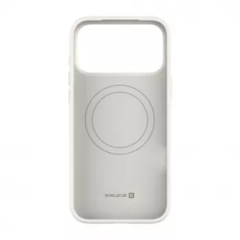 Evelatus custodia in silicone Soft Touch MagSafe Premium per Apple iPhone 18 Pro Max argento