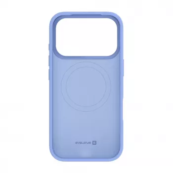 Evelatus Custodia in silicone Soft Touch Premium MagSafe per Apple iPhone 18 Pro blu