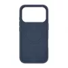 Evelatus Apple iPhone 18 Pro Custodia in silicone Soft Touch Premium MagSafe blu scuro